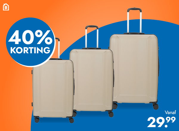 Reiskoffer Champagne vanaf 29.99
