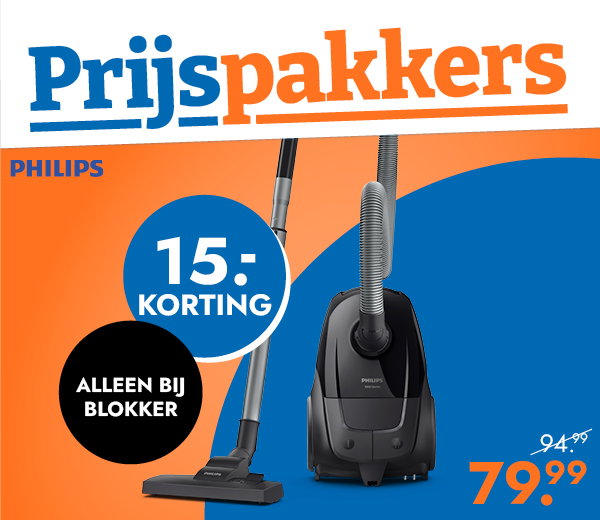Stofzuiger voor 79.99
