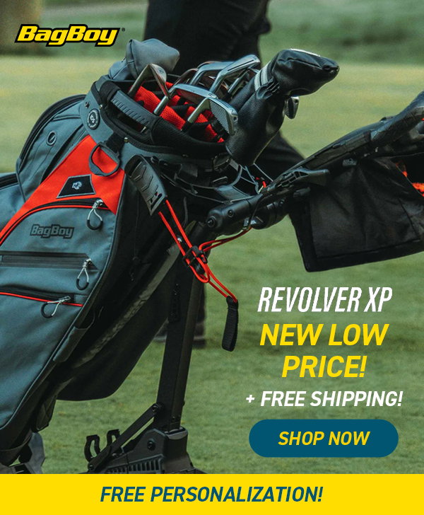 BagBoy REVOLVER XP CART BAG NOW ONLY $299.95- Shop NOW!
