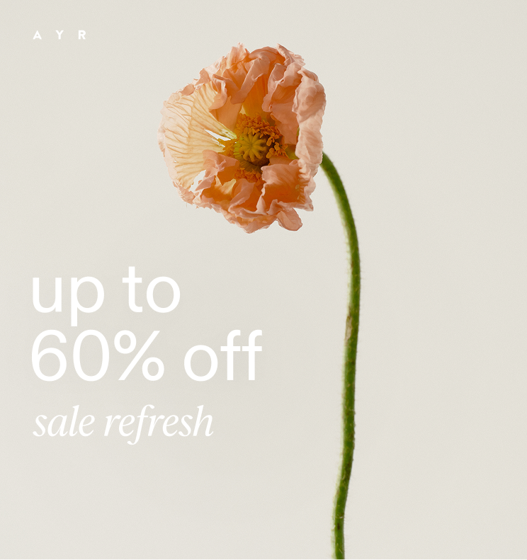 Starts now: up to 60% off. Don't miss out.