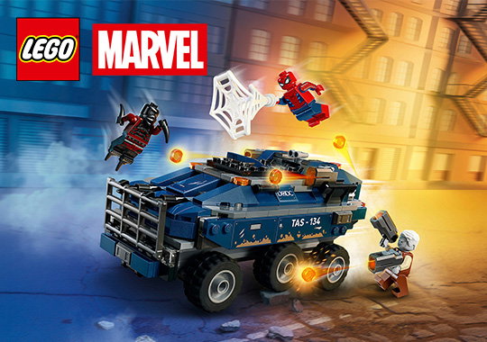 LEGO Marvel 76349 Spider-Man Prison Transport Chase Set