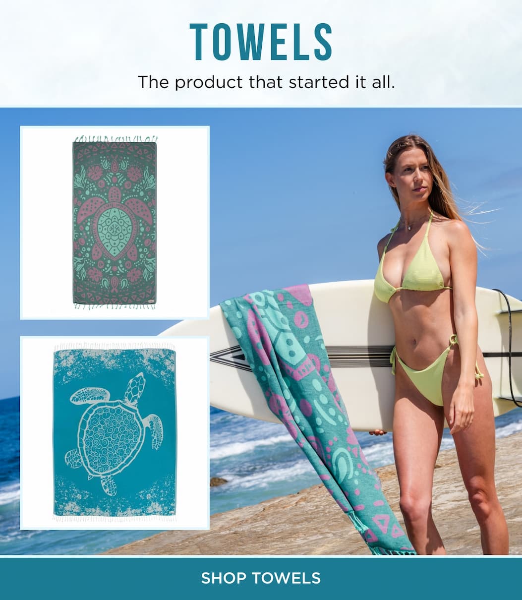 TOWELS The product that started it all. SHOP TOWELS