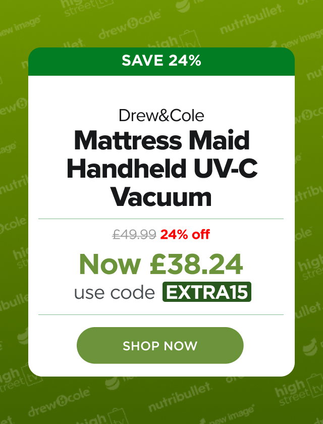 Mattress Maid – Handheld UV-C Bed Vacuum