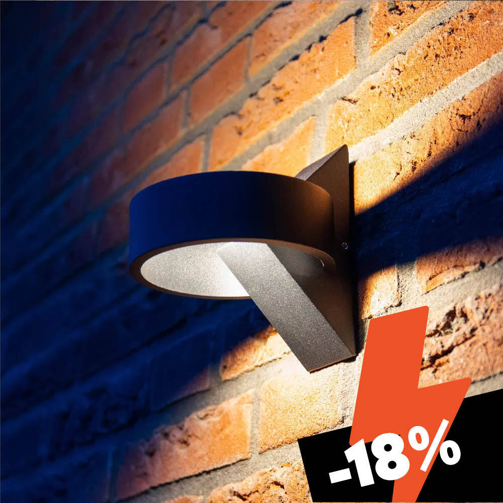 Muta LED Wall Light modern - 6 Watts 350 lumens - IP54
