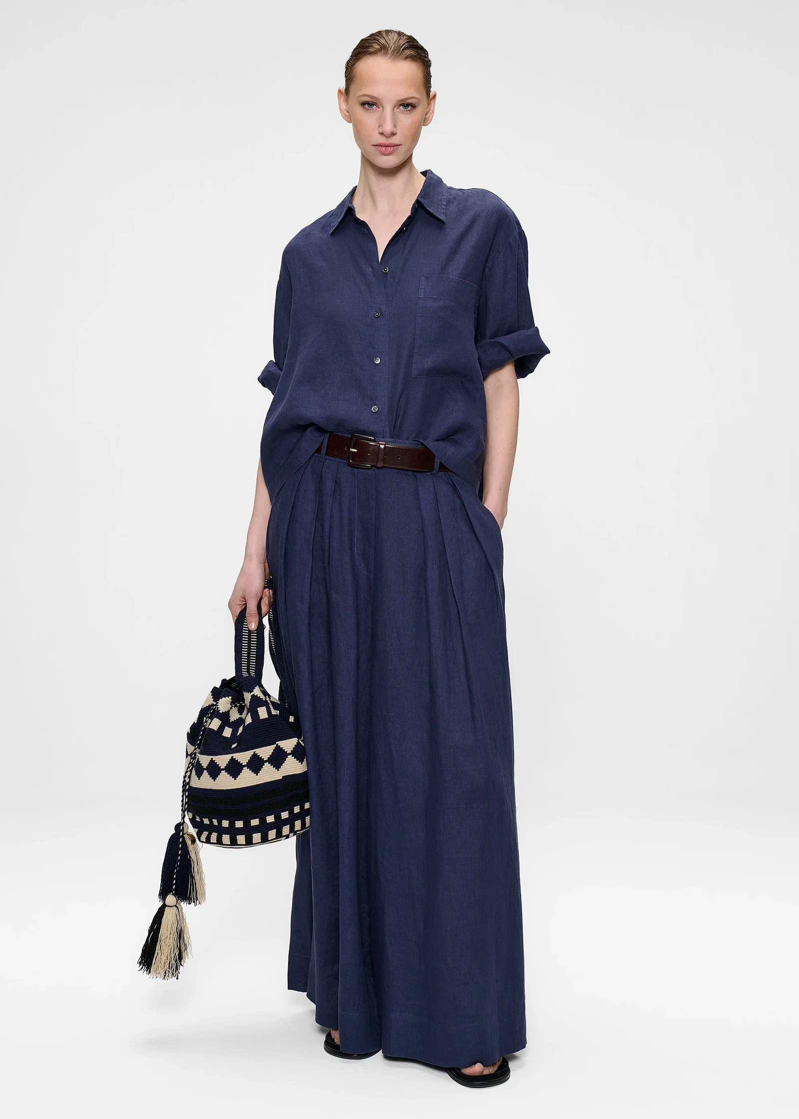Image of WASHED LINEN SHIRT