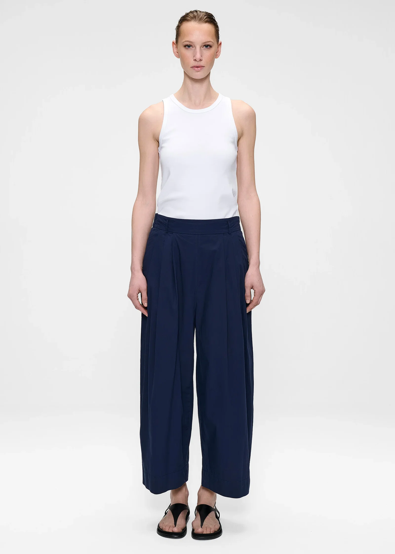 Image of COTTON POPLIN JODY PANTS