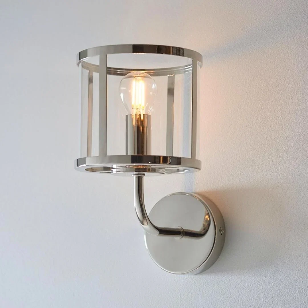 Image of Hopton Silver Wall Light