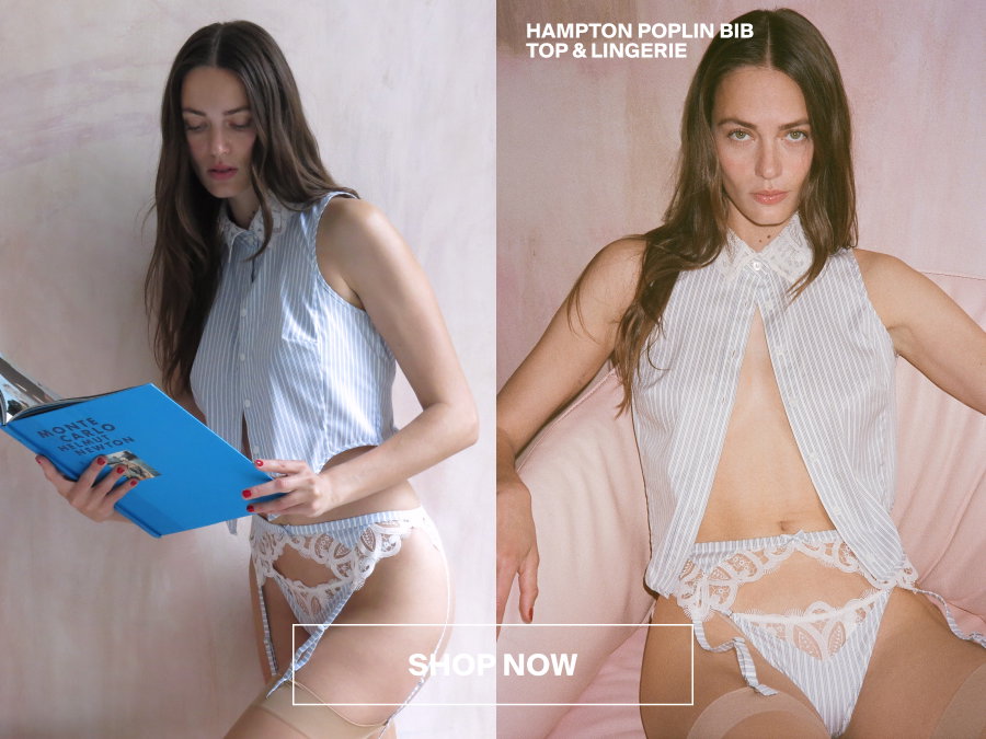 Hampton Poplin Bib Top & Lingerie