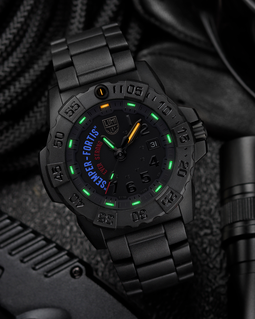 Watch on wrist