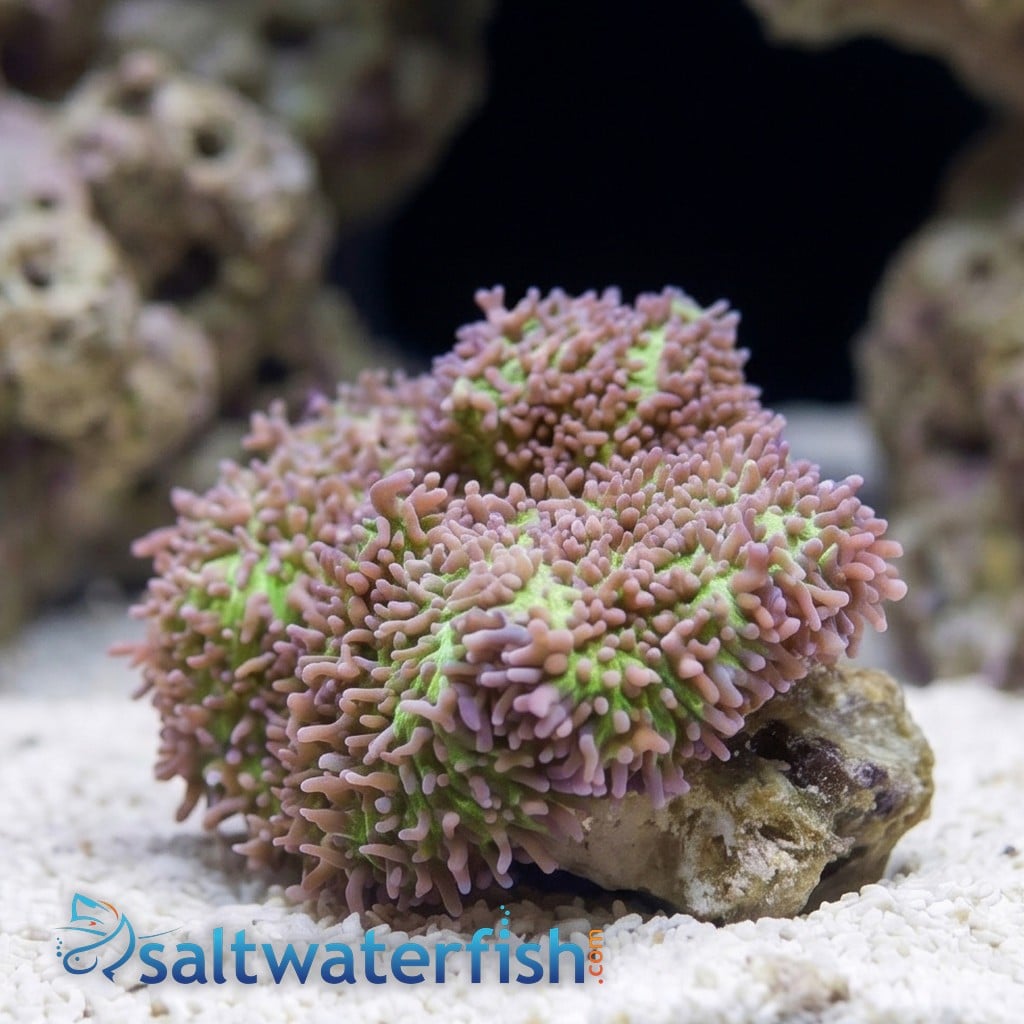 Mushroom Coral: Hairy Lavender - Aquacultured