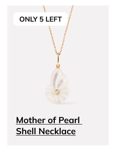 Mother of Pearl Shell Necklace Mother of Pearl Shell Necklace