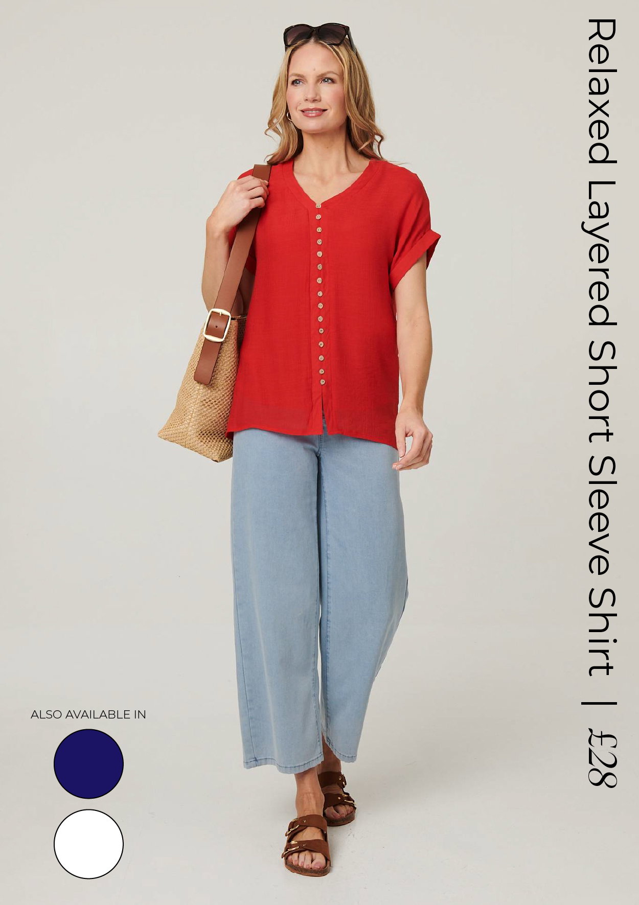 Relaxed Layered Short Sleeve Shirt | Shop Now