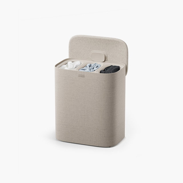Tota 2 90L Pale Mushroom Laundry Separation Basket