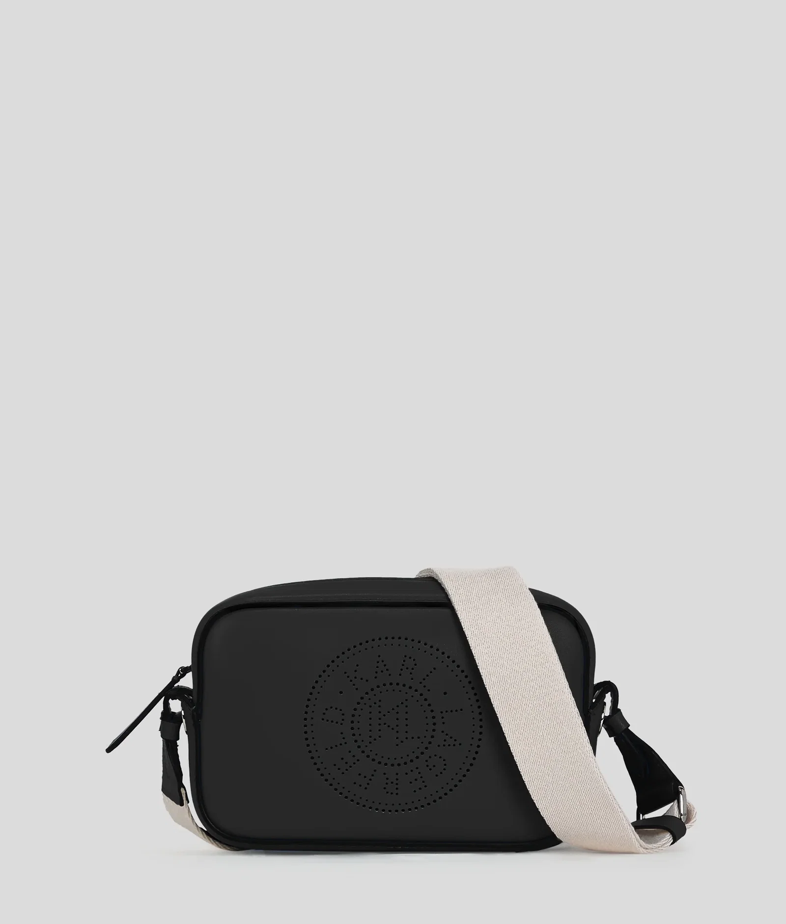 Image of K/Circle perforated crossbody bag