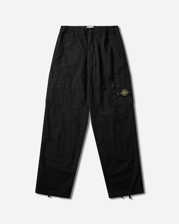 Men's Organic Cotton Ripstop Cargo Pants Black