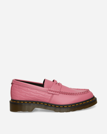 Wasted Youth Penton Leather Loafers Pink