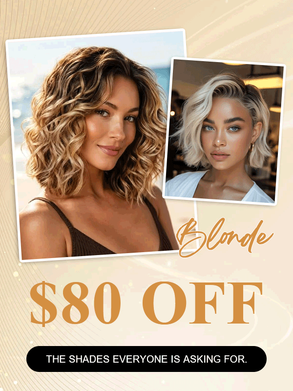 stylis human hair blonde wig