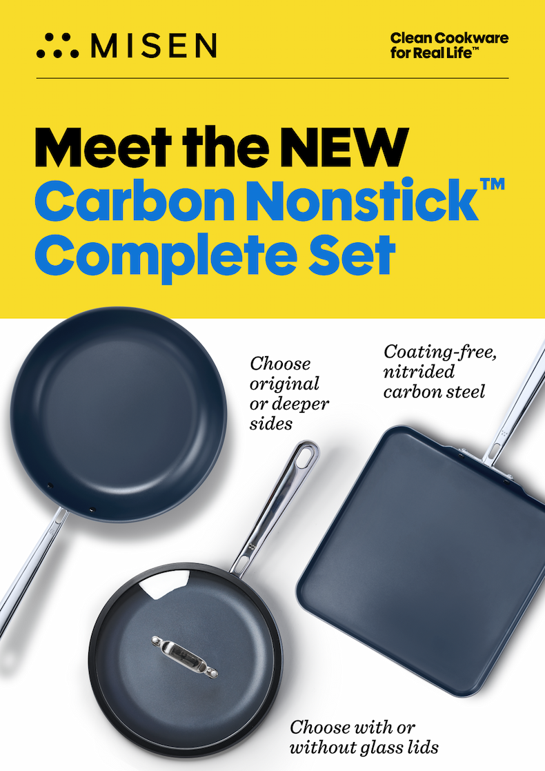 MEET THE NEW CARBON NONSTICK COMPLETE SET