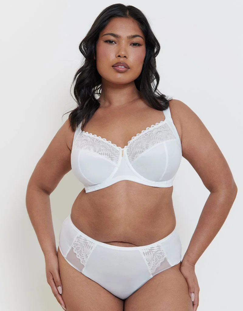 Adella Athena Full Cup Side Support Bra White
