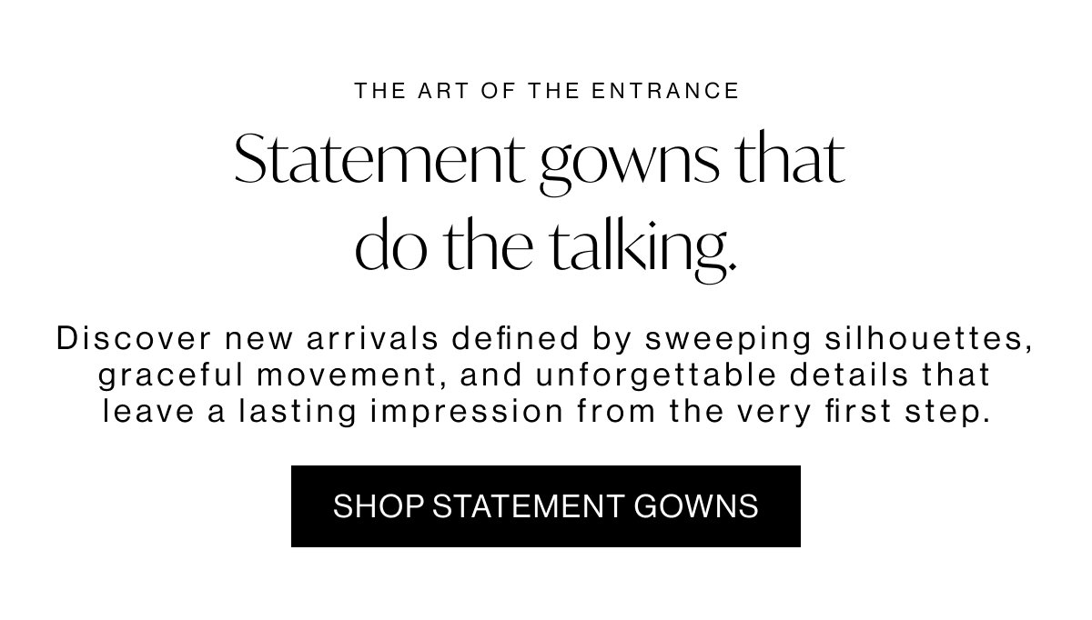 Statement gown that do the talking