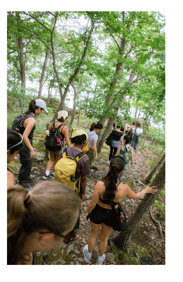 Hiking with the Gorp girls