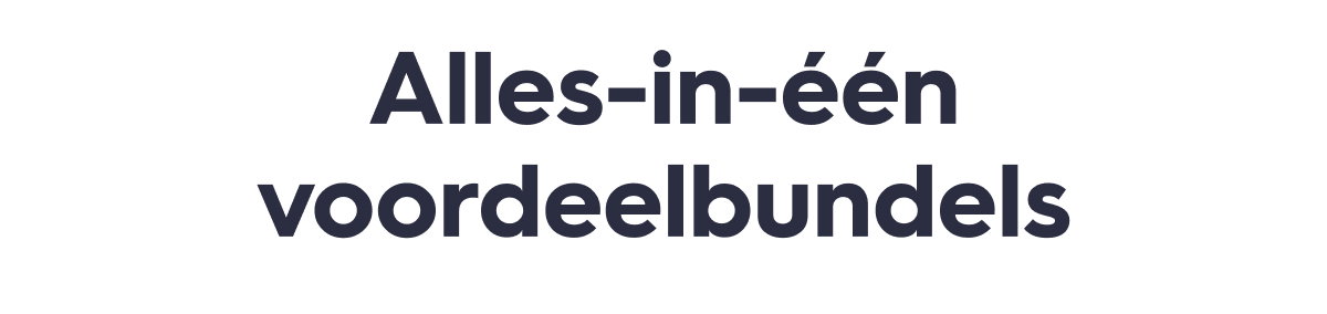 Alles-in-één voordeelbundels