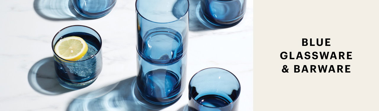 Blue Glassware & Barware
