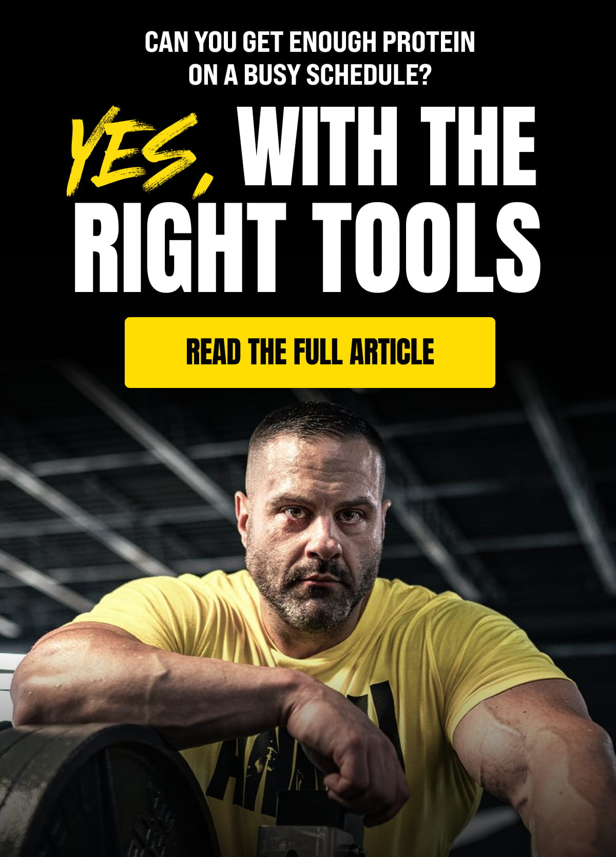 Can You Get Enough Protein on a Busy Schedule?
