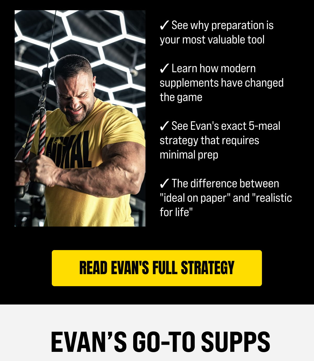 [Click here to Read Evan's Full Strategy]