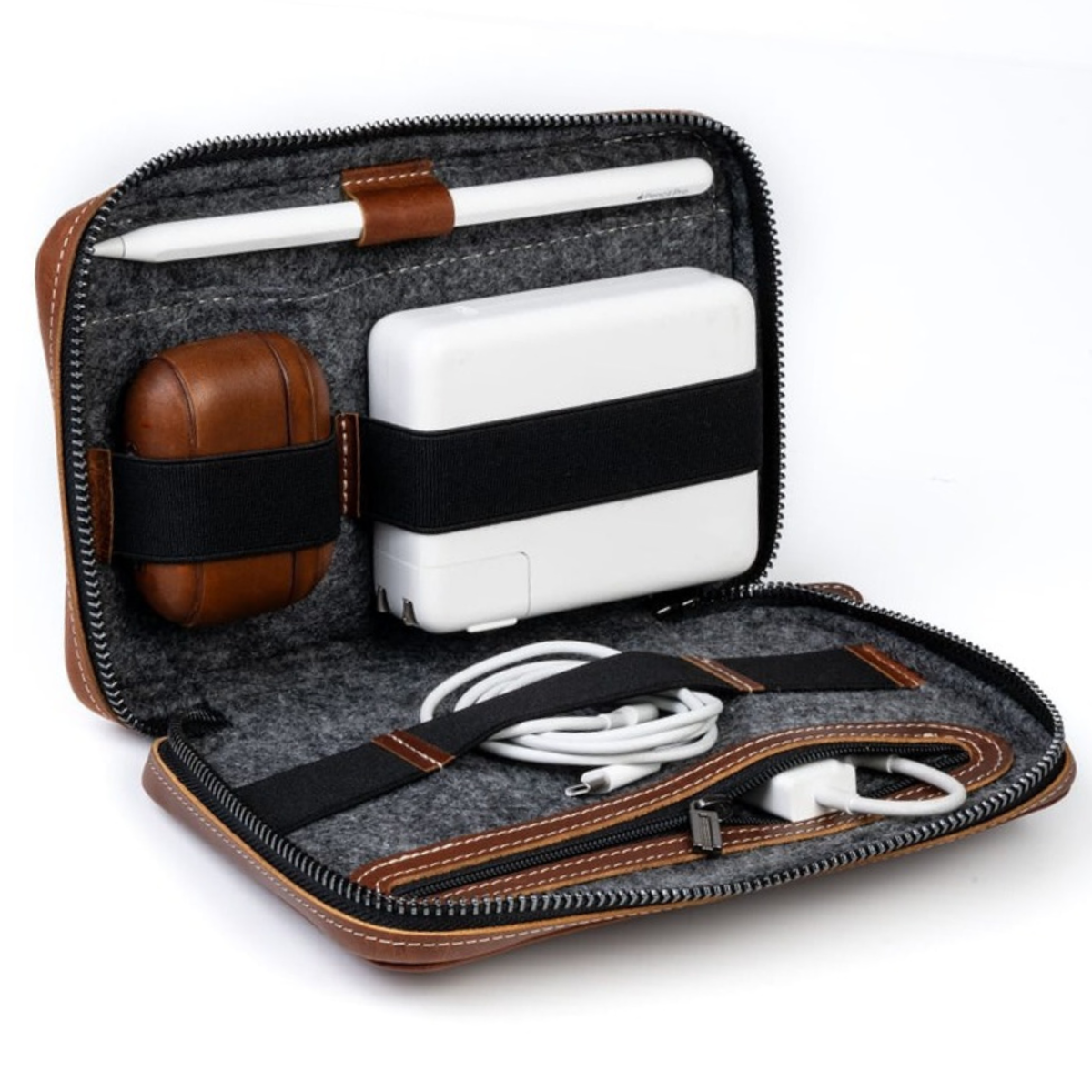 Slim Leather Techfolio