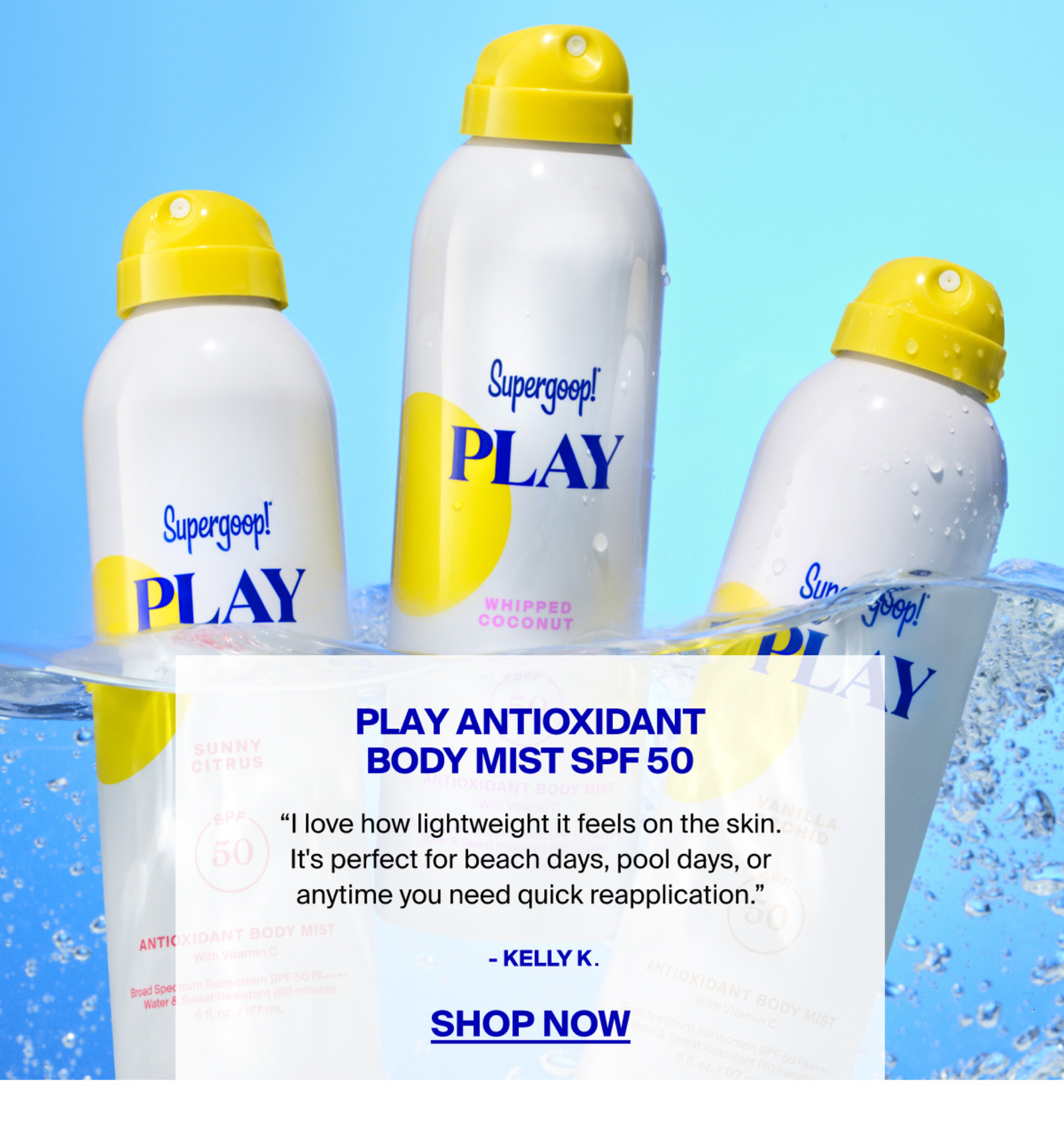 PLAY Mist SPF 50