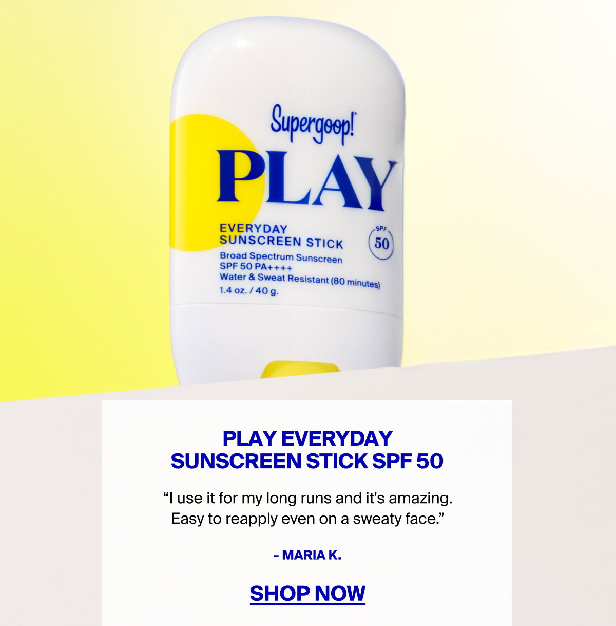 PLAY Stick SPF 50