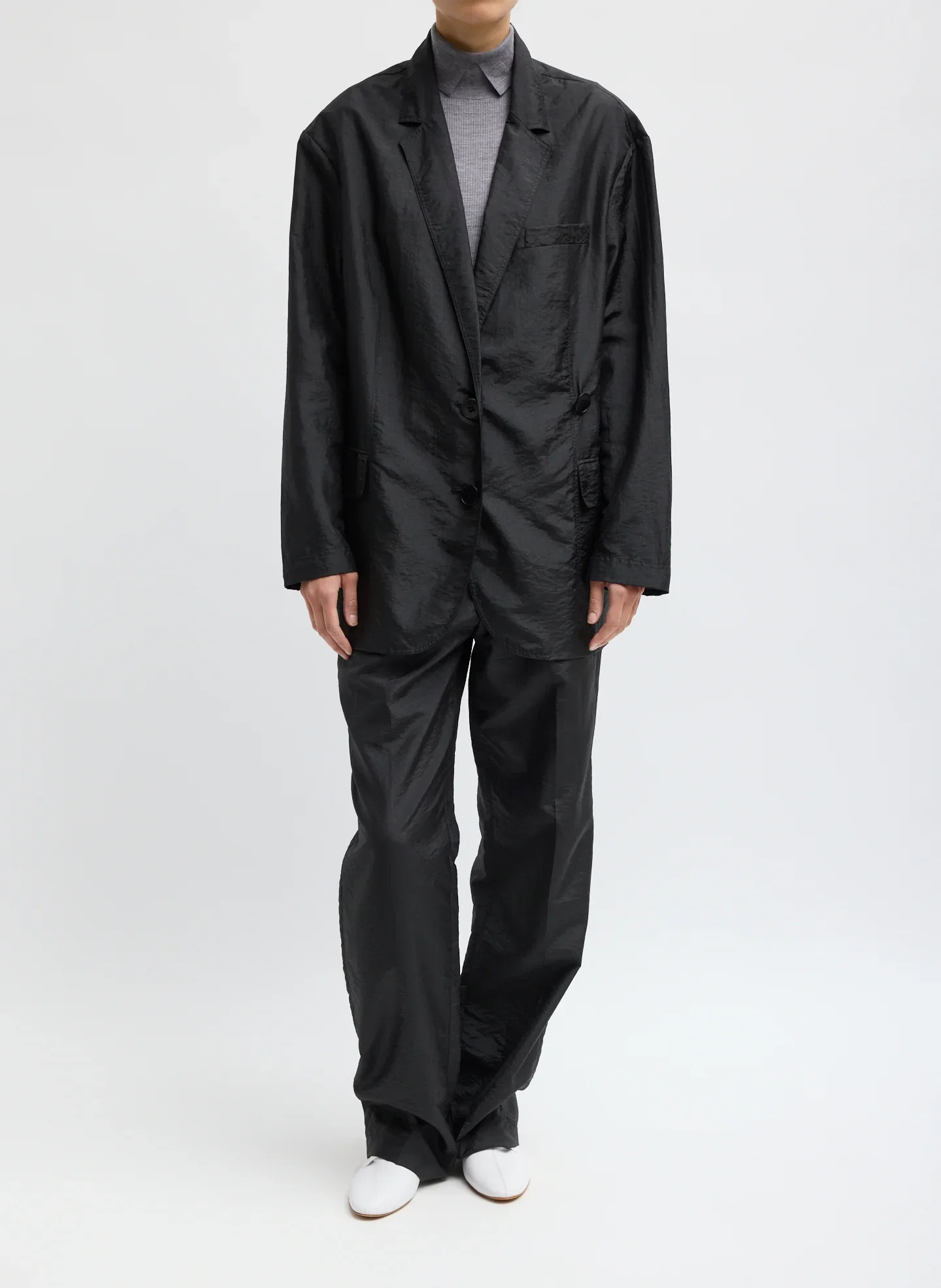 Image of Crispy Nylon Liam Blazer