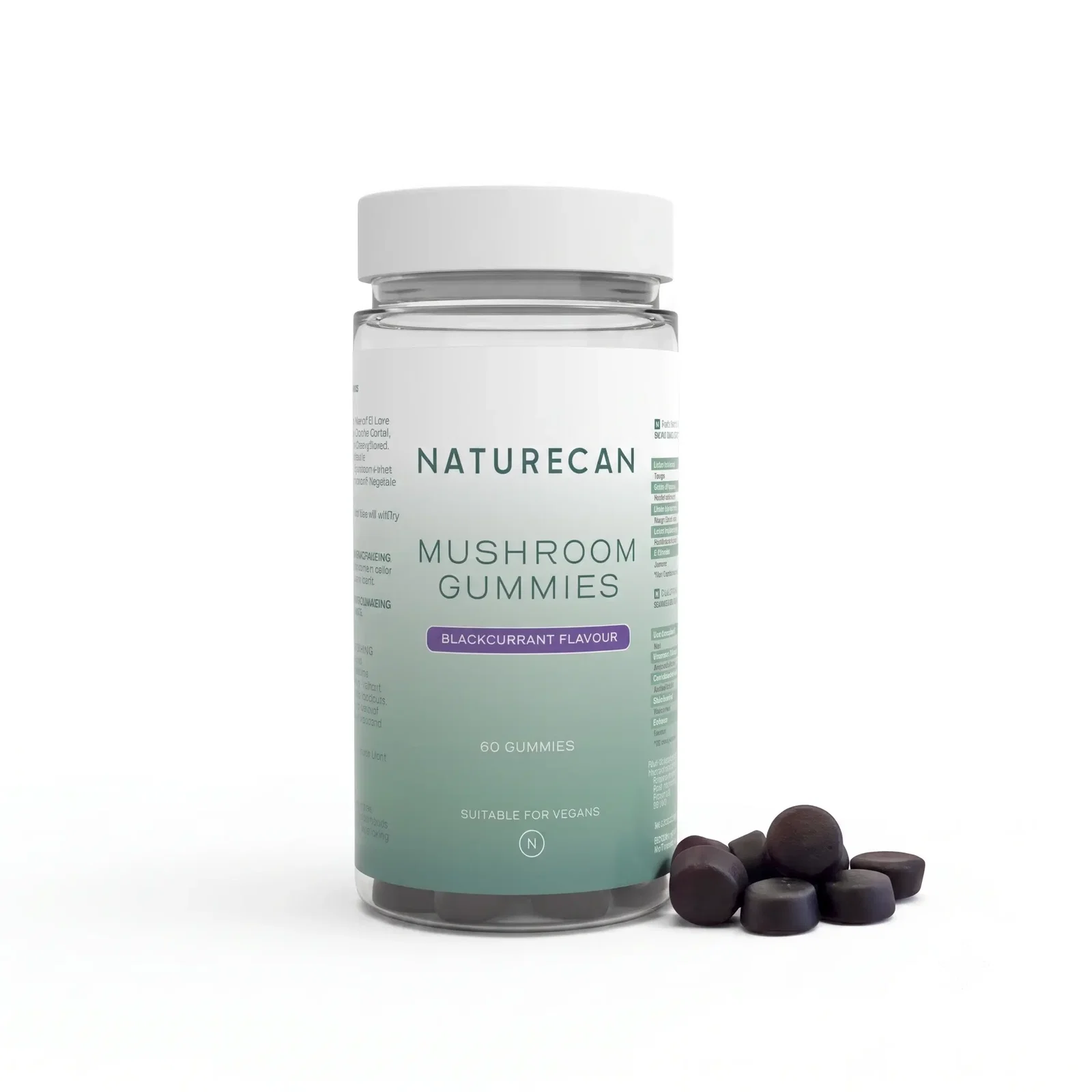 Image of Gummies aux champignons avec Chaga, Crinière de lion et Reishi