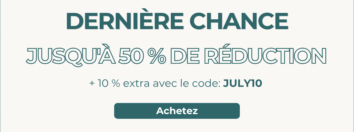 Up to 50% off + an extra 10% off with code: JULY10