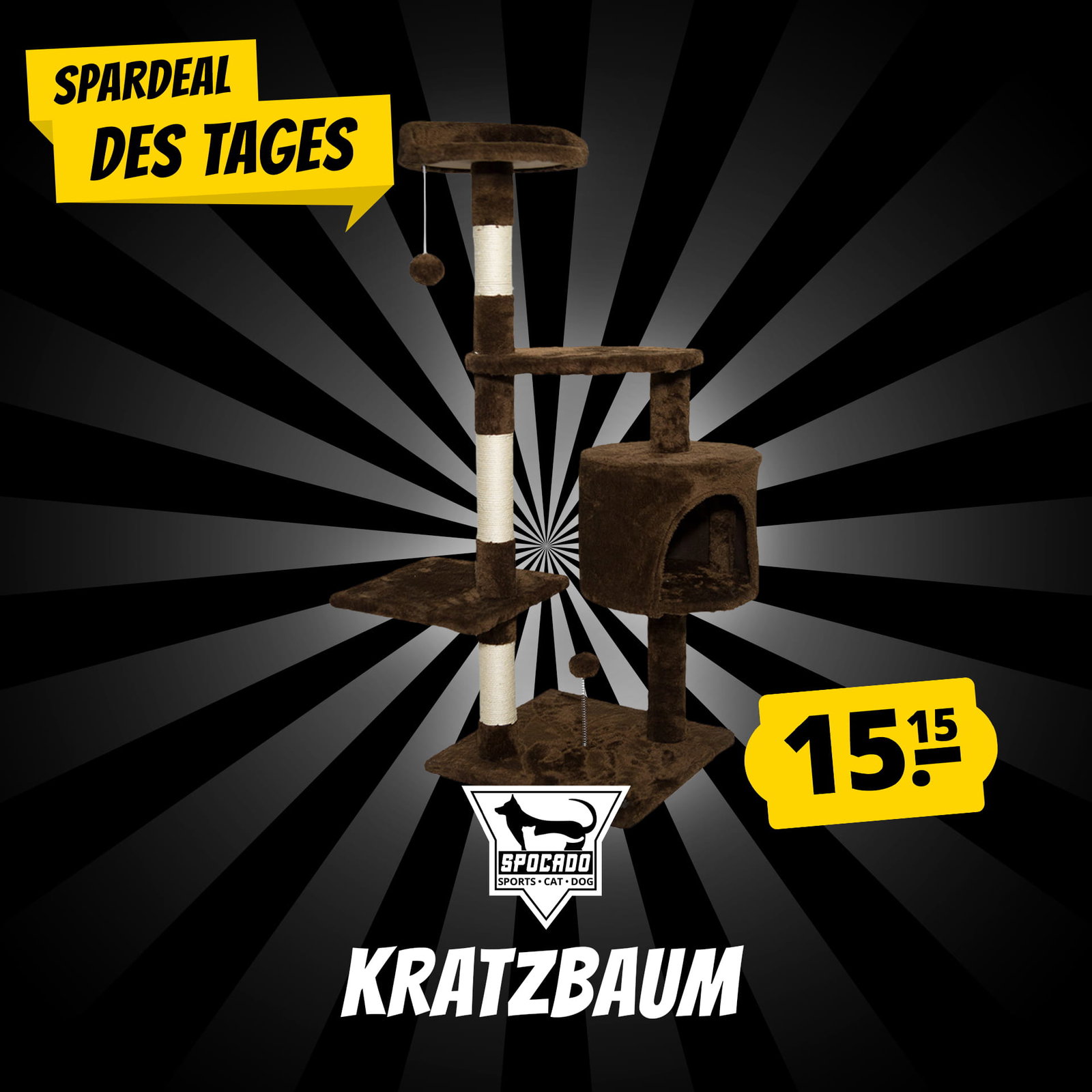 Spardeal des Tages: Kratzbaum