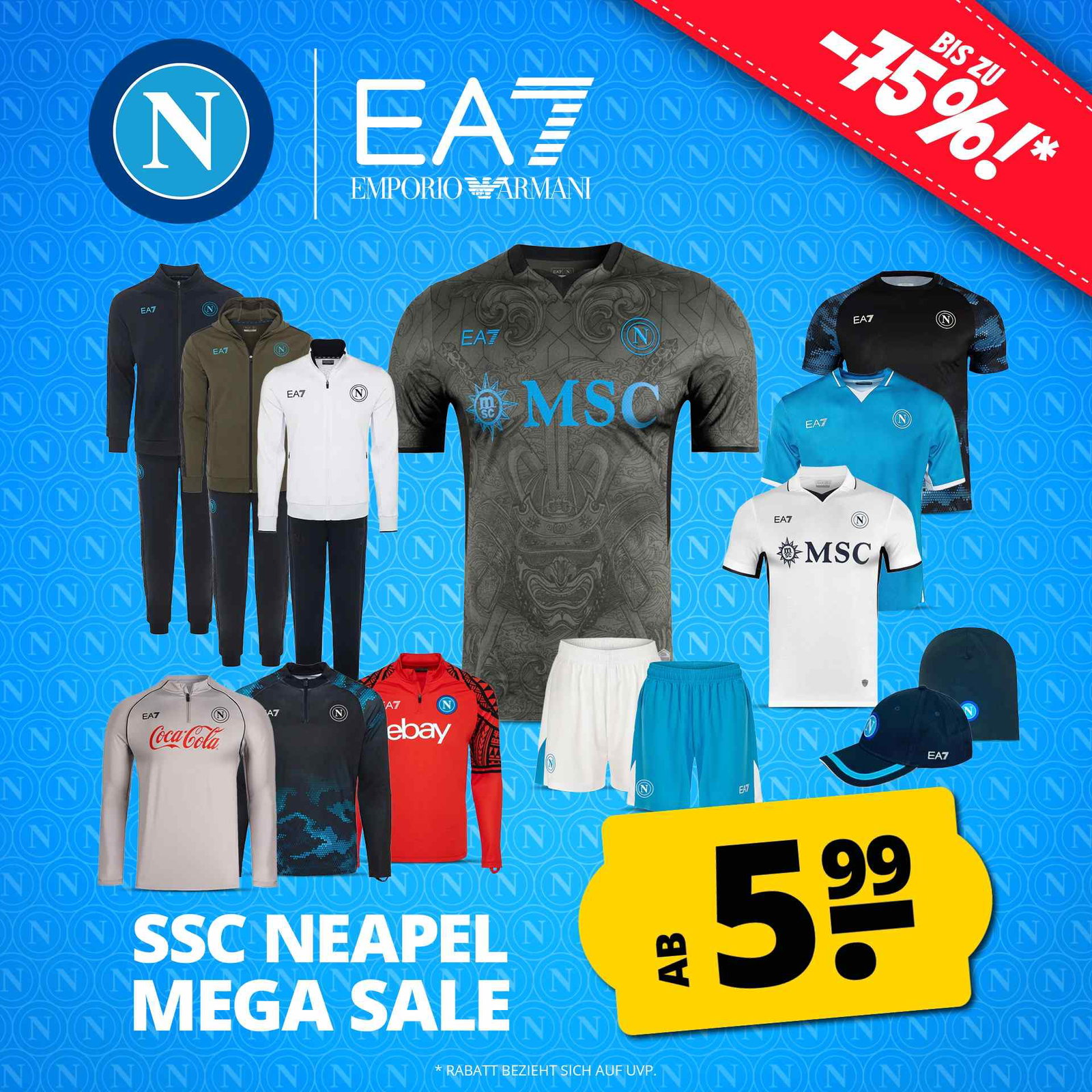 EA7 SSC Neapel Mega Sale