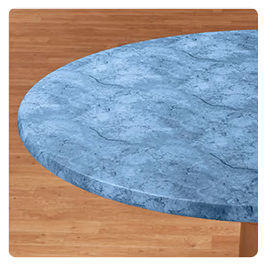 344623 Marbled Vinyl Elasticized Table Cover