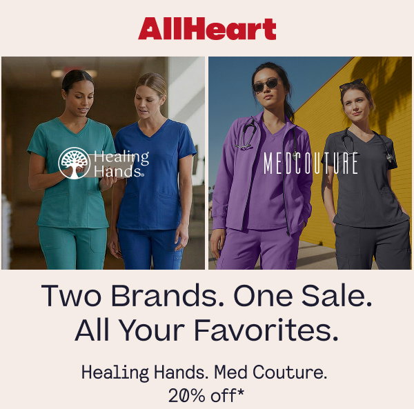 HEALING HANDS AND MED COUTURE 20% OFF