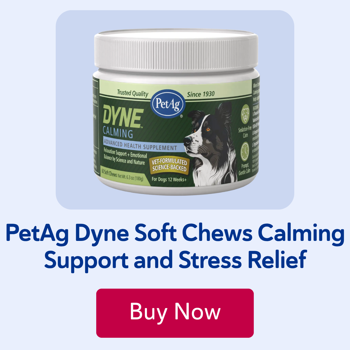 PetAg Dyne Soft Chews Calming Support and Stress Relief