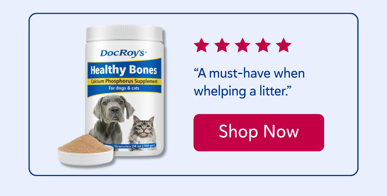 Doc Roy's® Healthy Bones - Bone Health Vitamins for Dogs & Cats