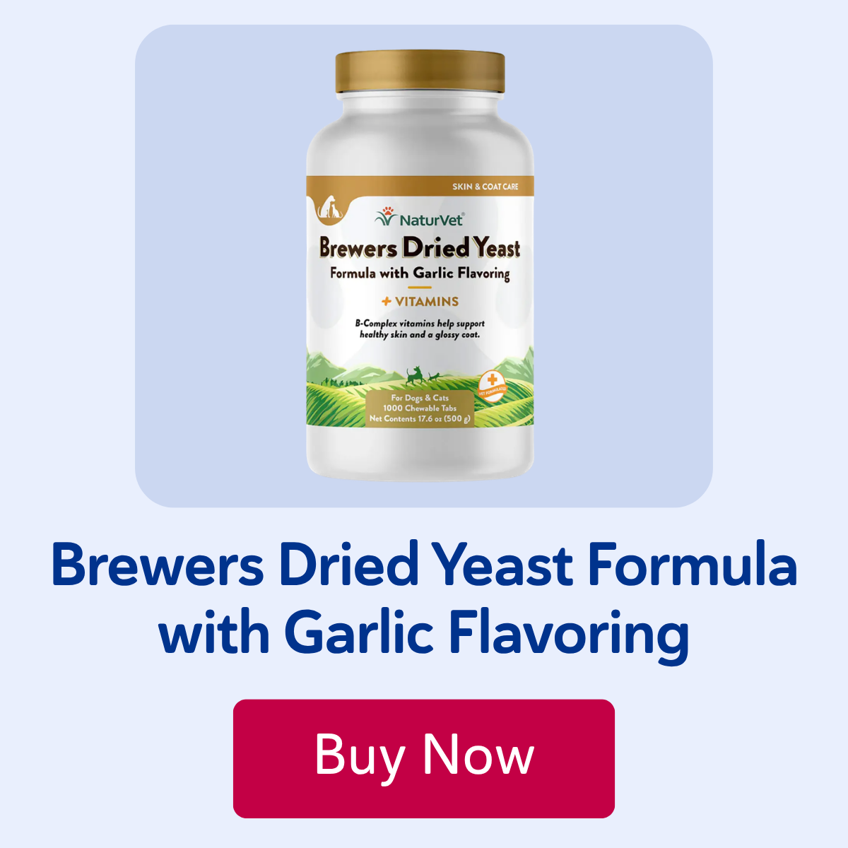 Brewers Dried Yeast Formula with Garlic Flavoring