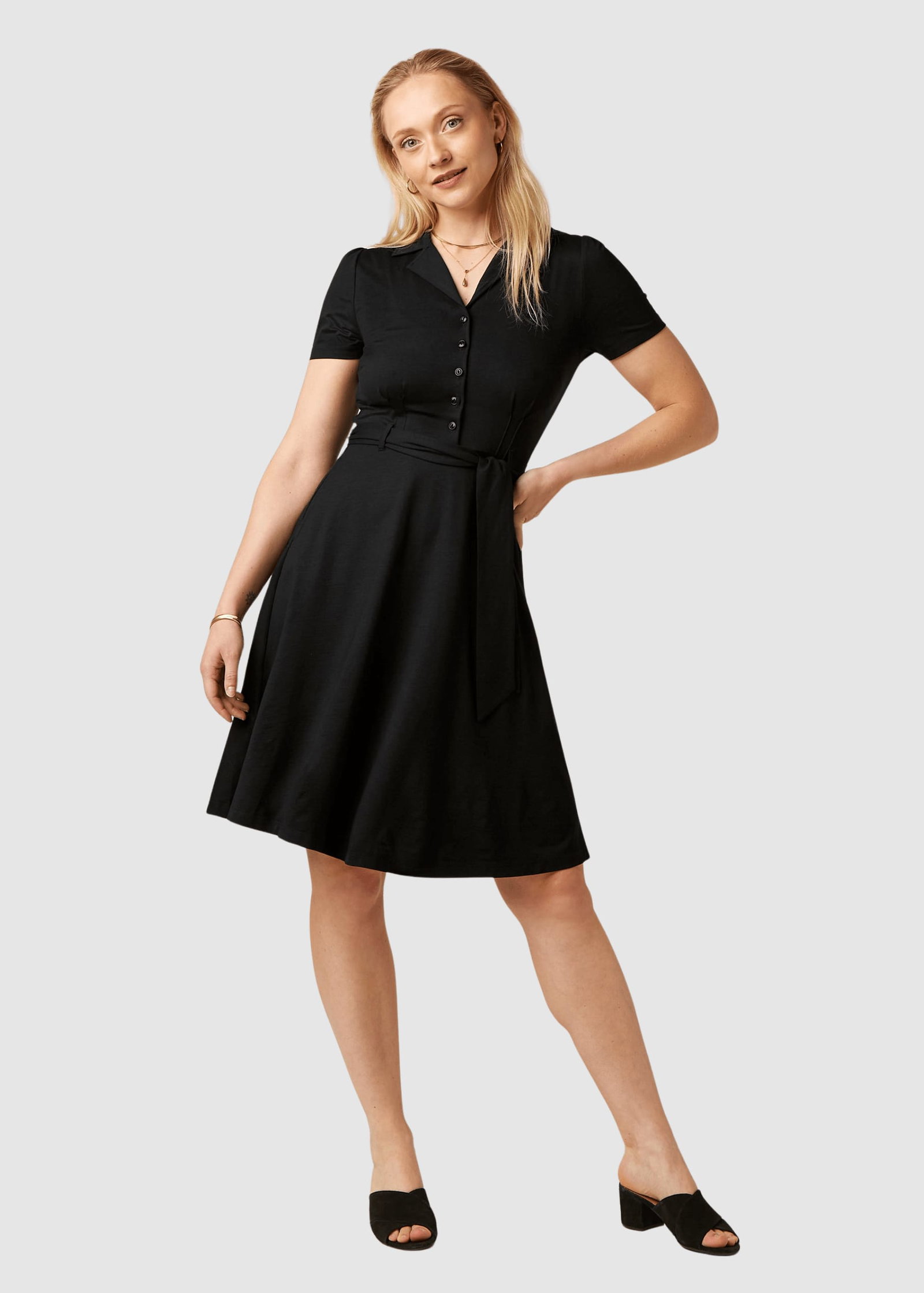 Sheeva Dress Viscose Classic Black
