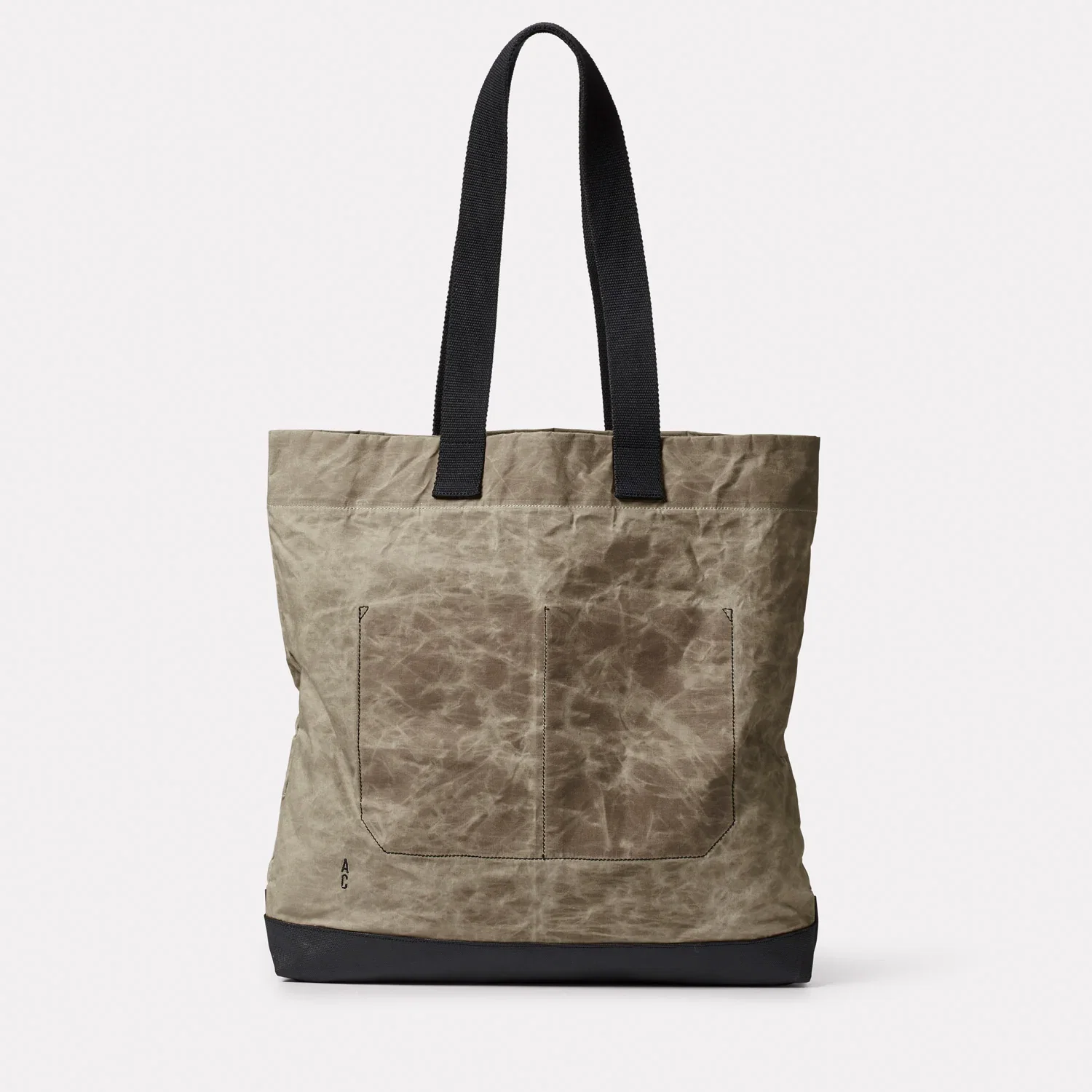 Image of Farah Papery Waxed Cotton Tote in Mineral