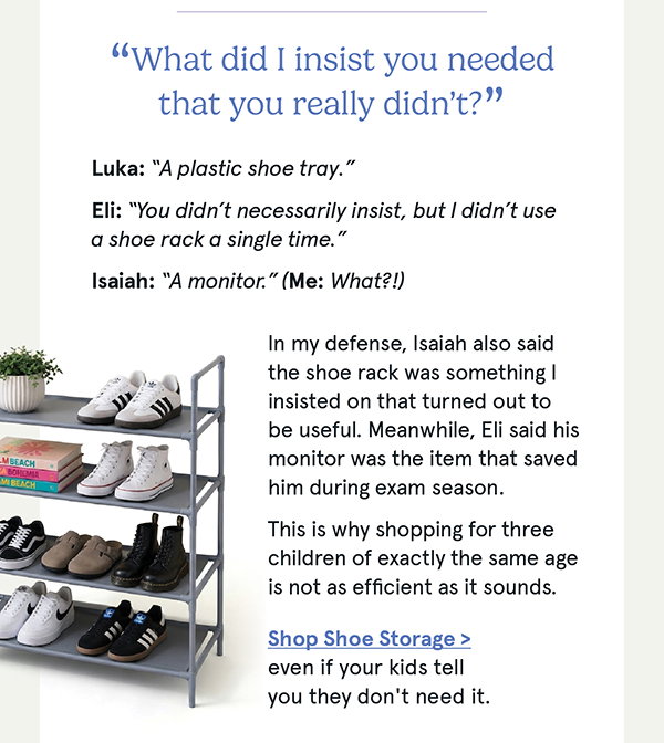 Shoe Storage