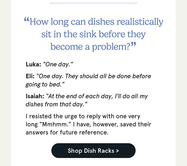 Dish Racks & Sink Accessories