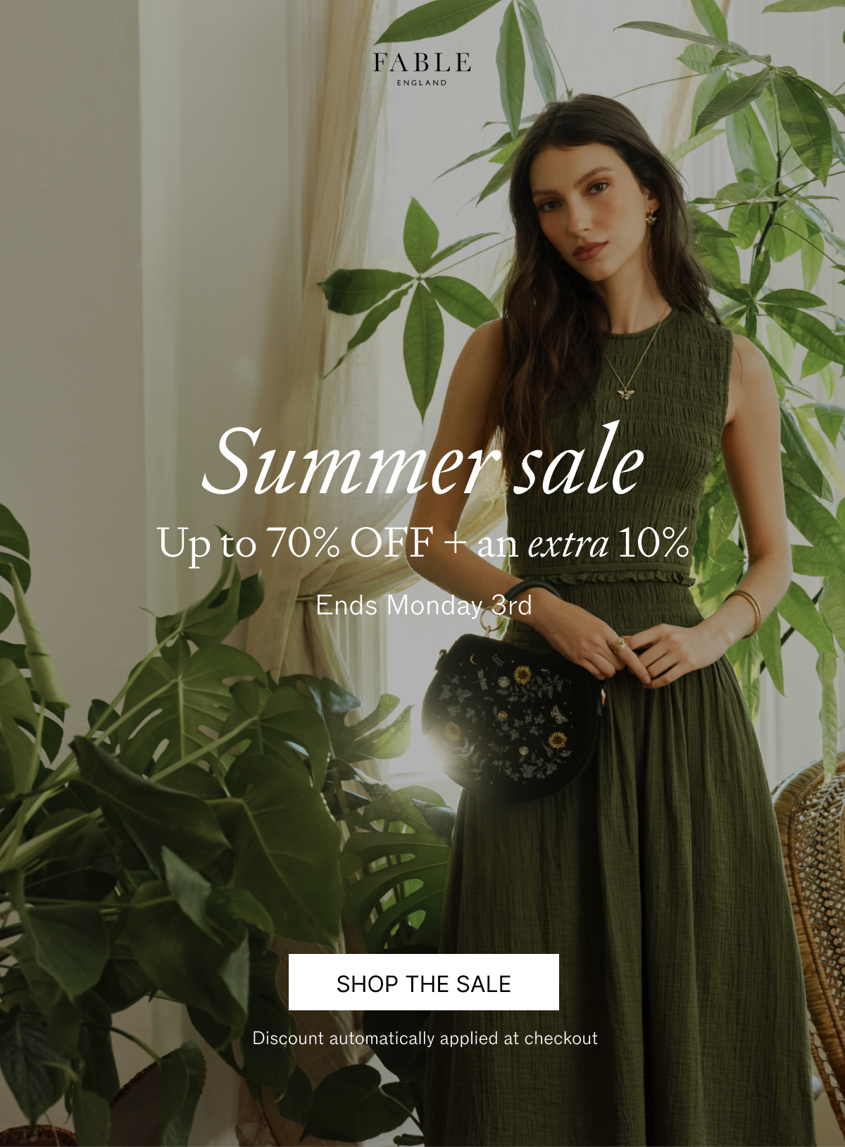 Summer sale up to 70% OFF + an extra 10% 