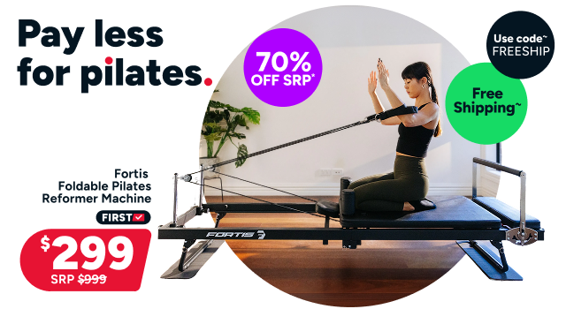 Fortis Foldable Pilates Reformer Machine