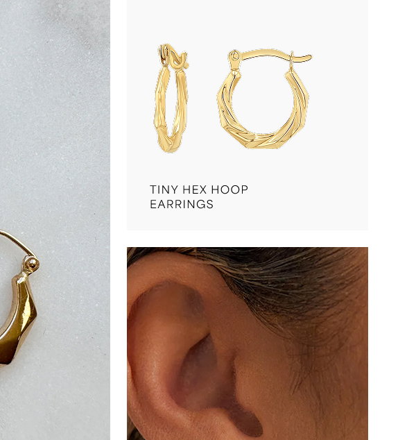 Tiny Hex Hoops