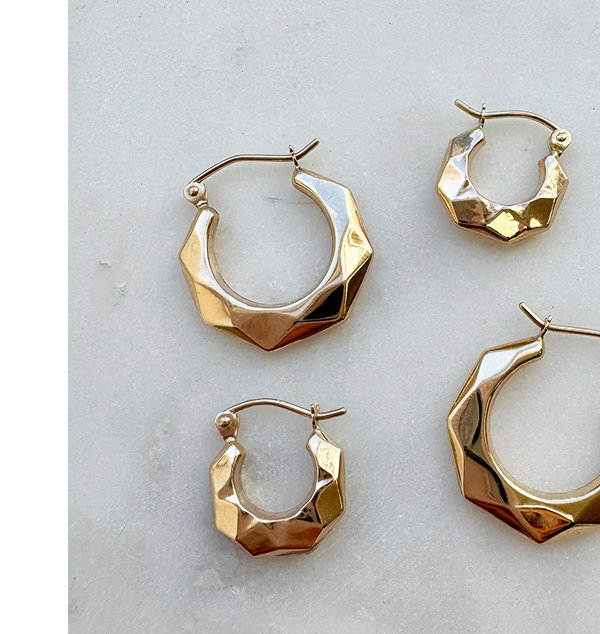 Poly Hex Hoops